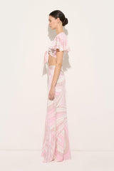 Iride Print Knot Top
 WOMAN Pucci