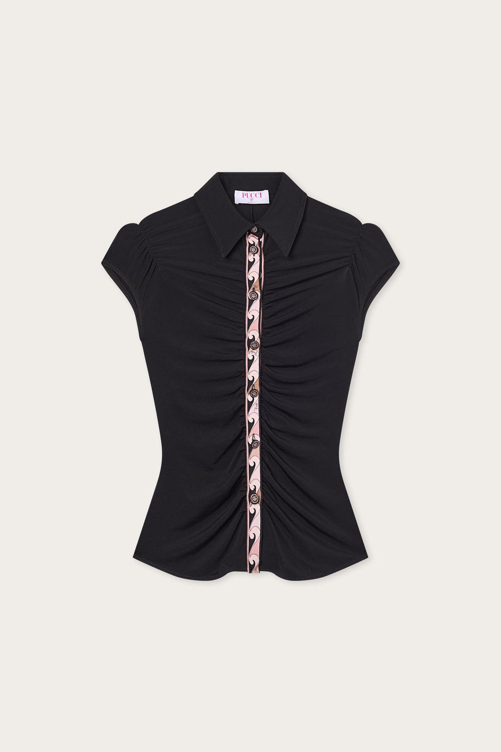 Blouse with Drape Detail
 WOMAN Pucci