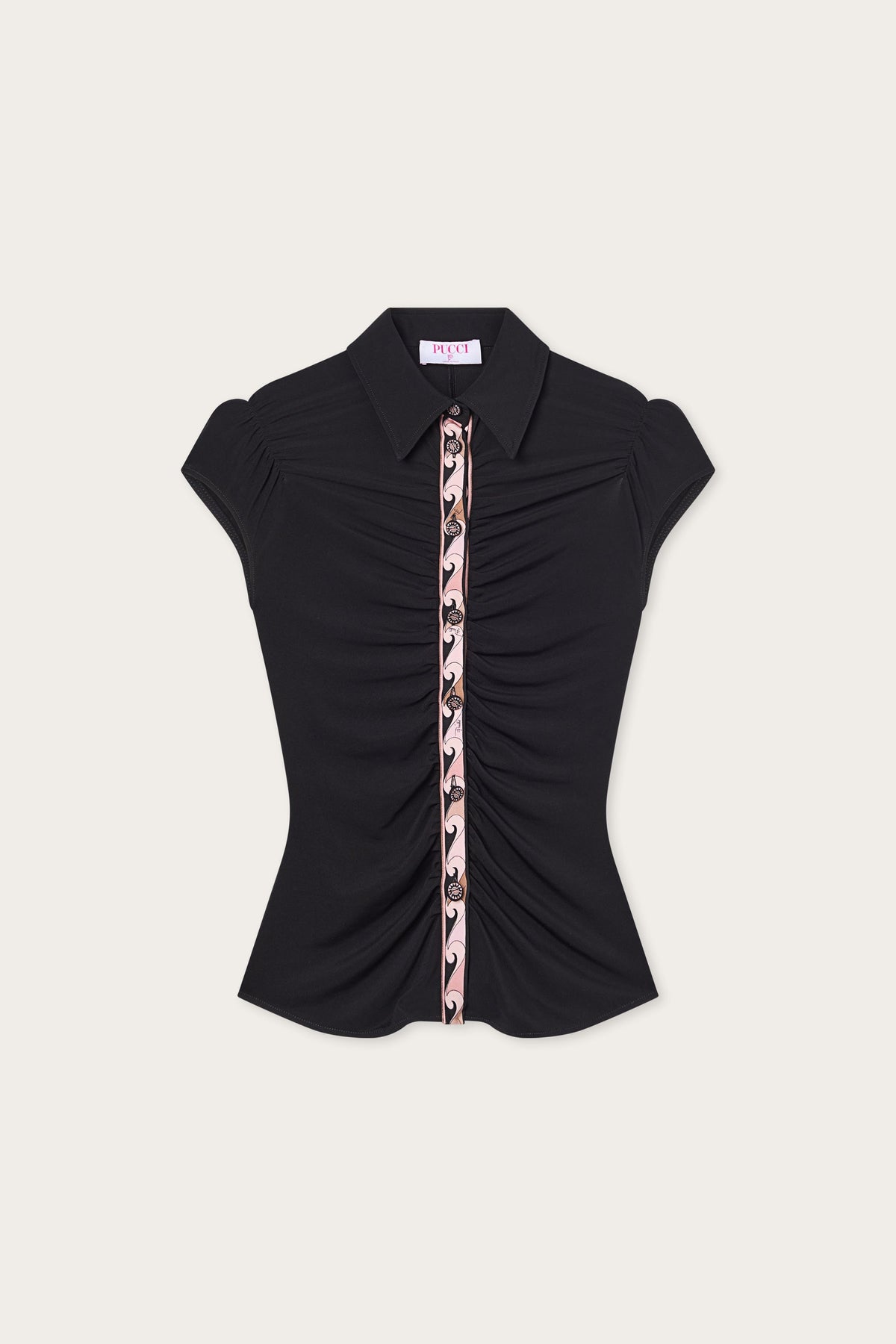 Blouse with Drape Detail
 WOMAN Pucci