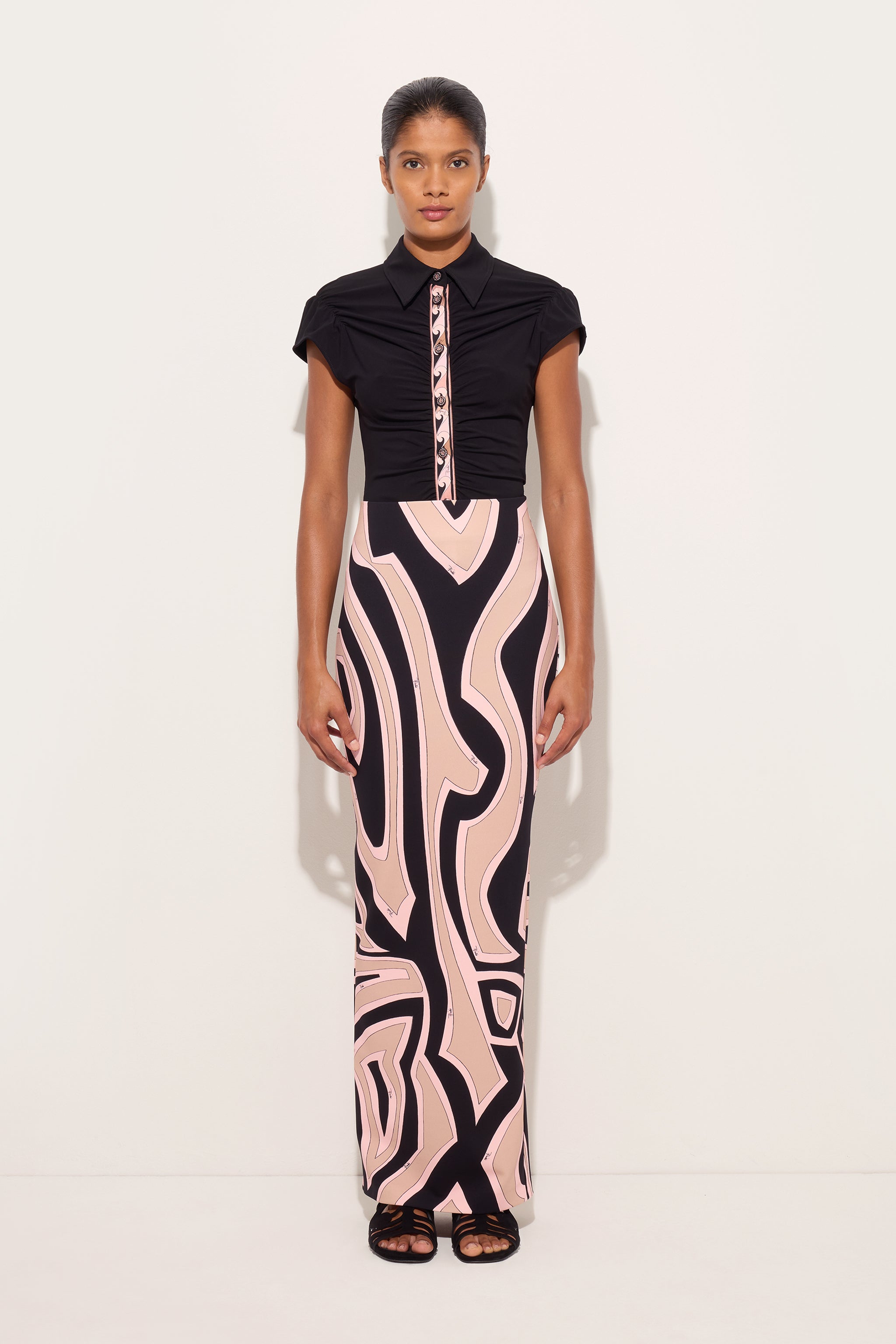 Blouse with Drape Detail
 WOMAN Pucci