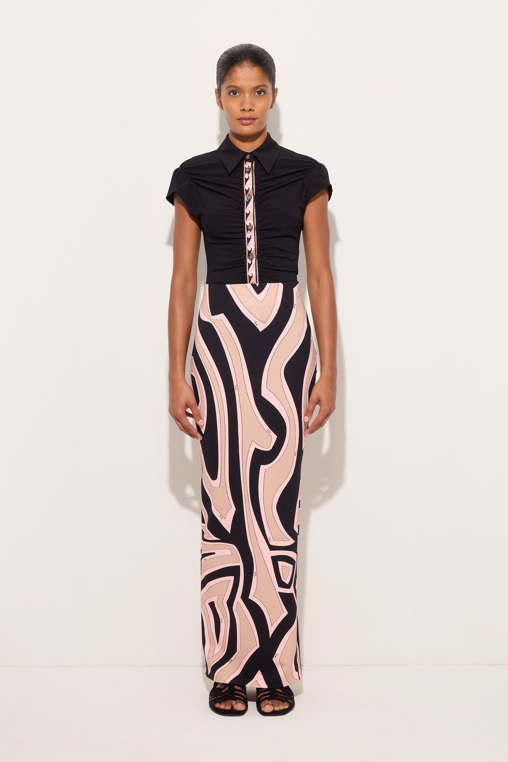 Blouse with Drape Detail
 WOMAN Pucci