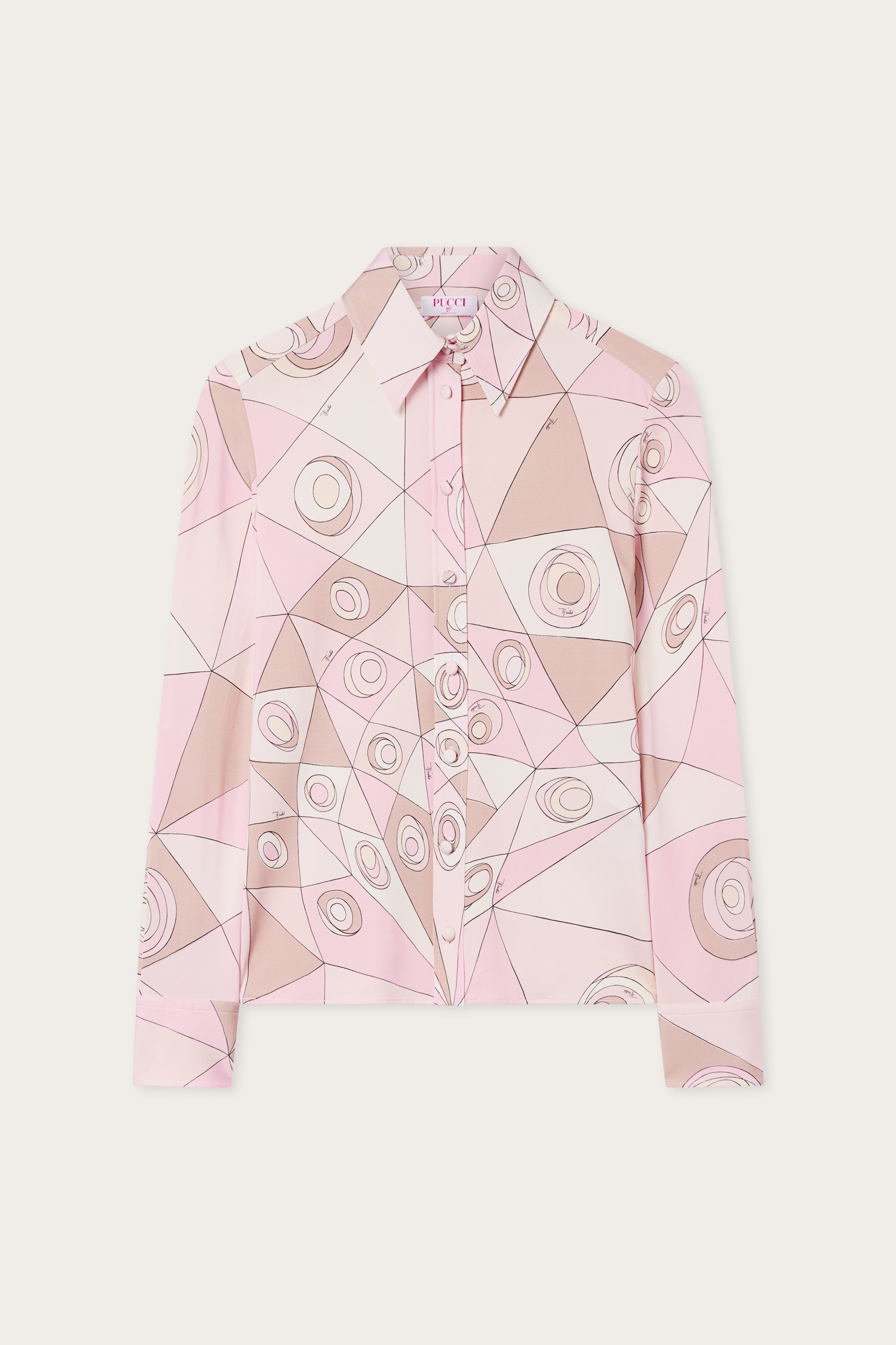 Occhi Print Jersey Shirt
 WOMAN Pucci