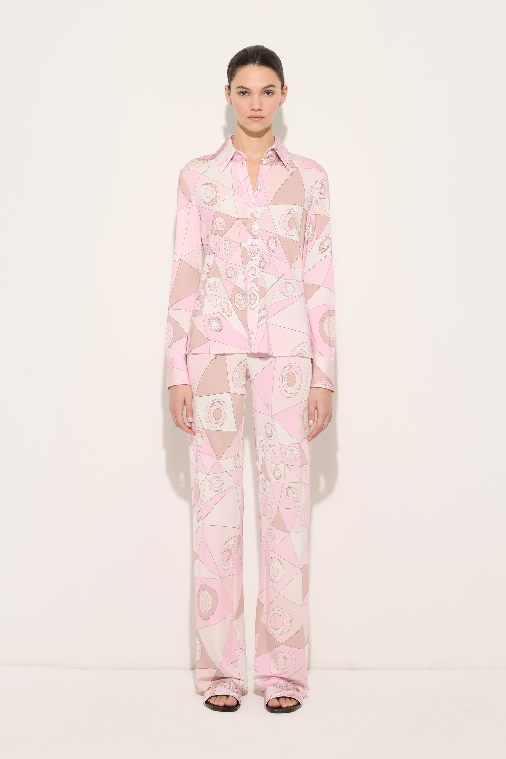 Occhi Print Jersey Shirt
 WOMAN Pucci