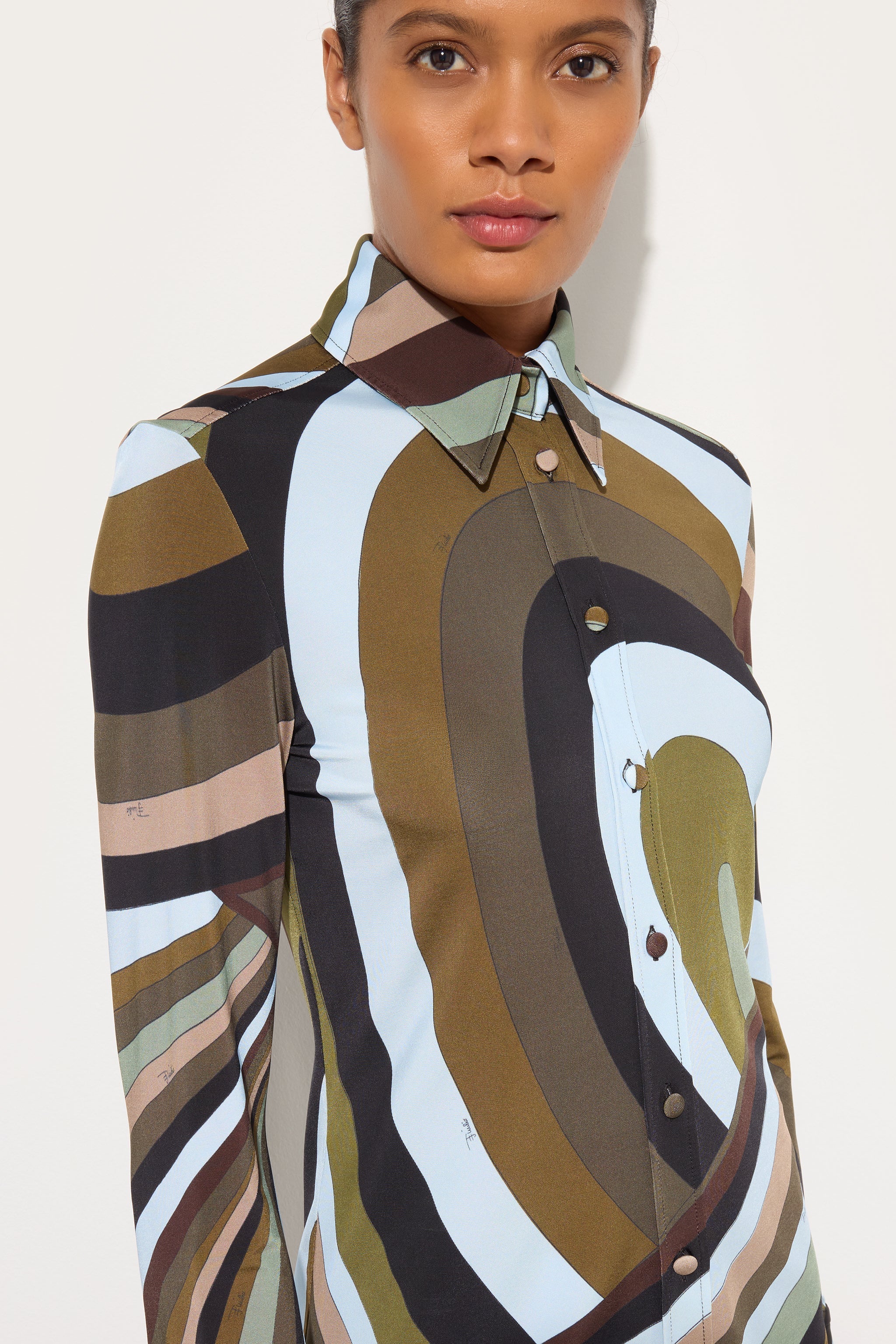 Iride Print Shirt
 WOMAN Pucci