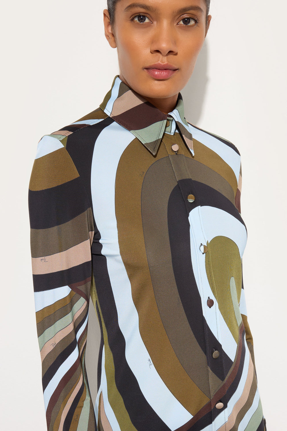 Iride Print Shirt
 WOMAN Pucci