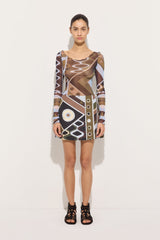 Vivara Print Tulle Top
 WOMAN Pucci