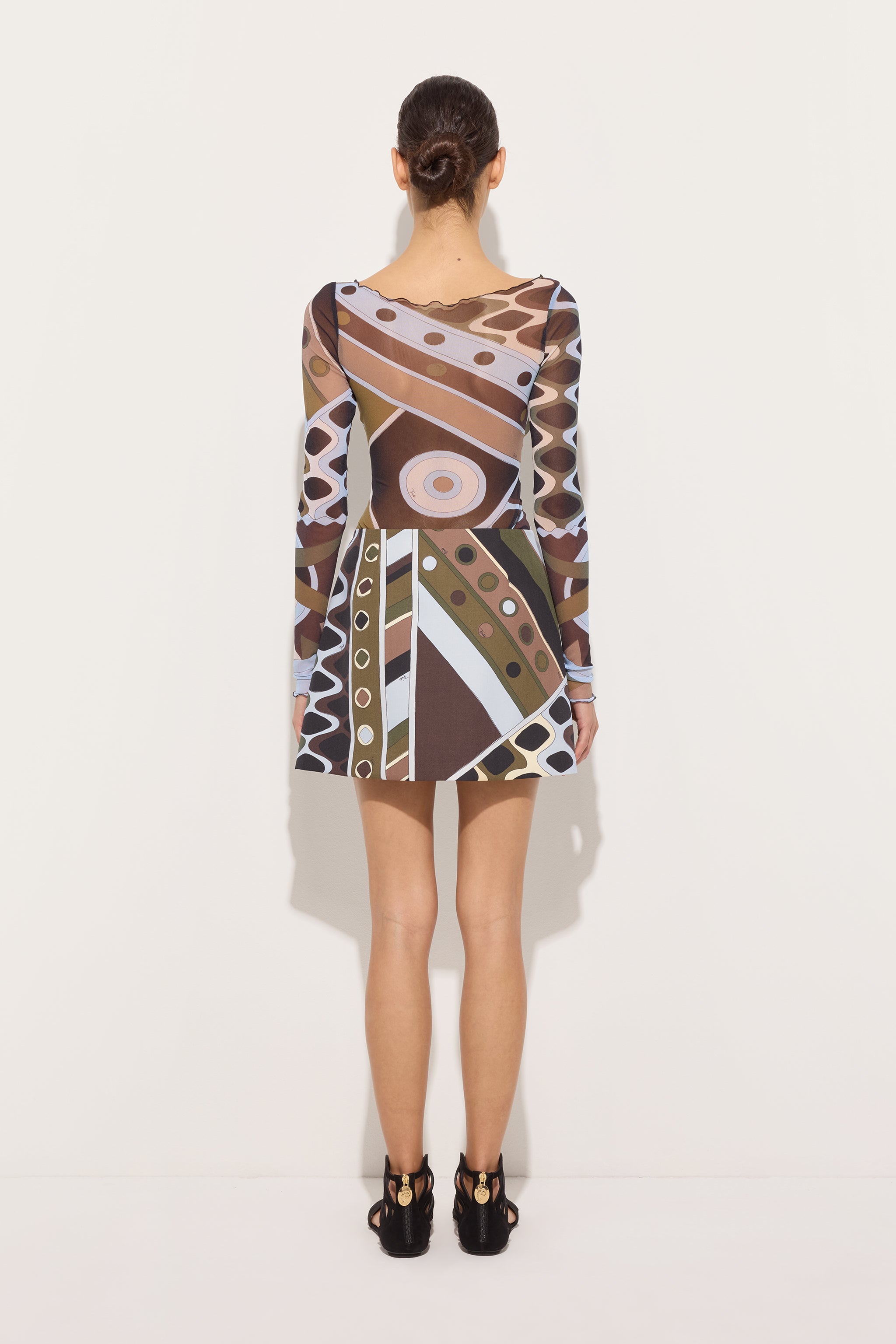 Vivara Print Tulle Top
 WOMAN Pucci