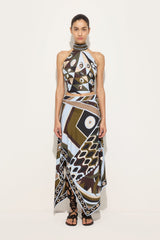 Occhi Print Halter Top
 WOMAN Pucci