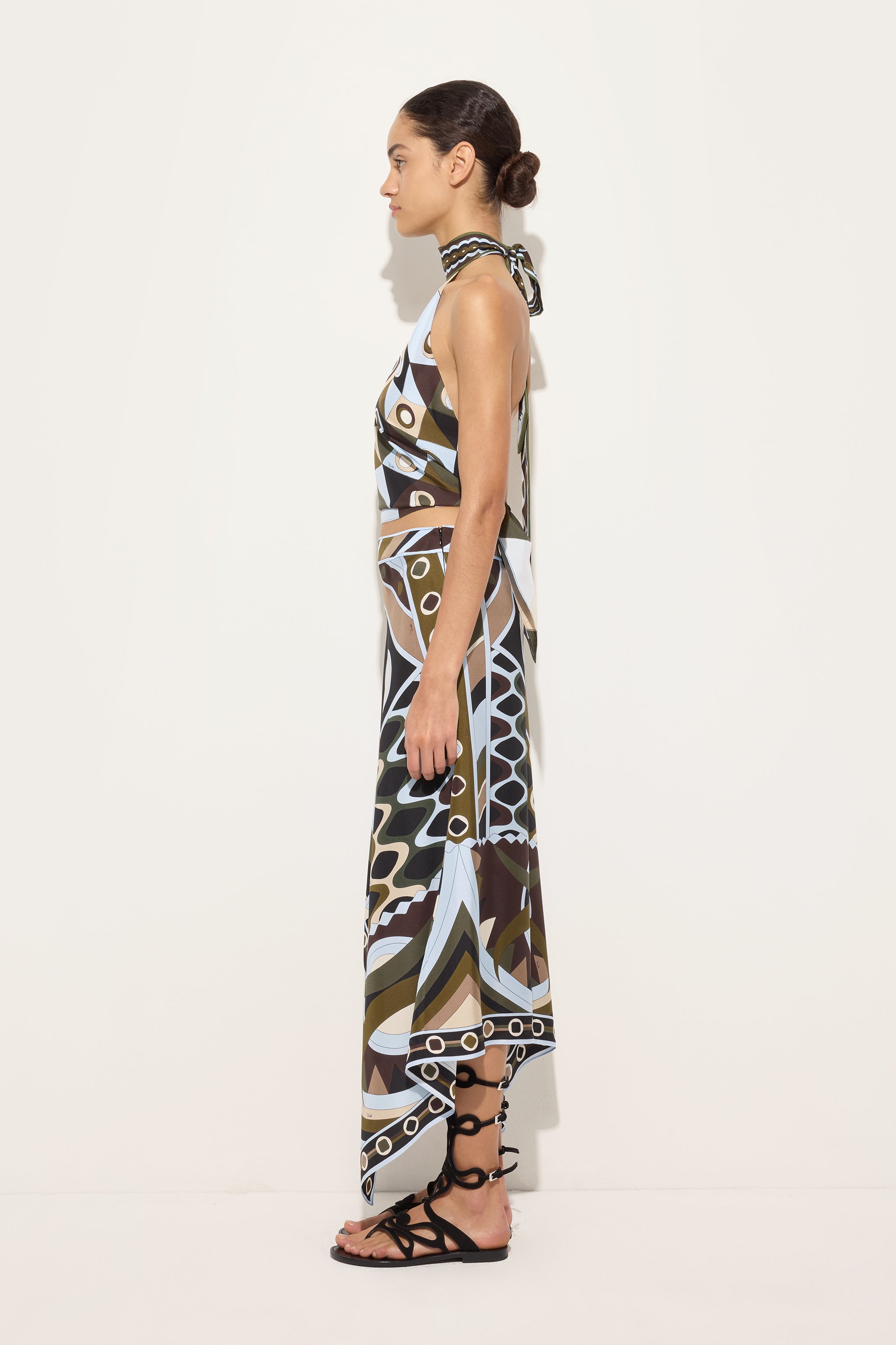 Occhi Print Halter Top
 WOMAN Pucci