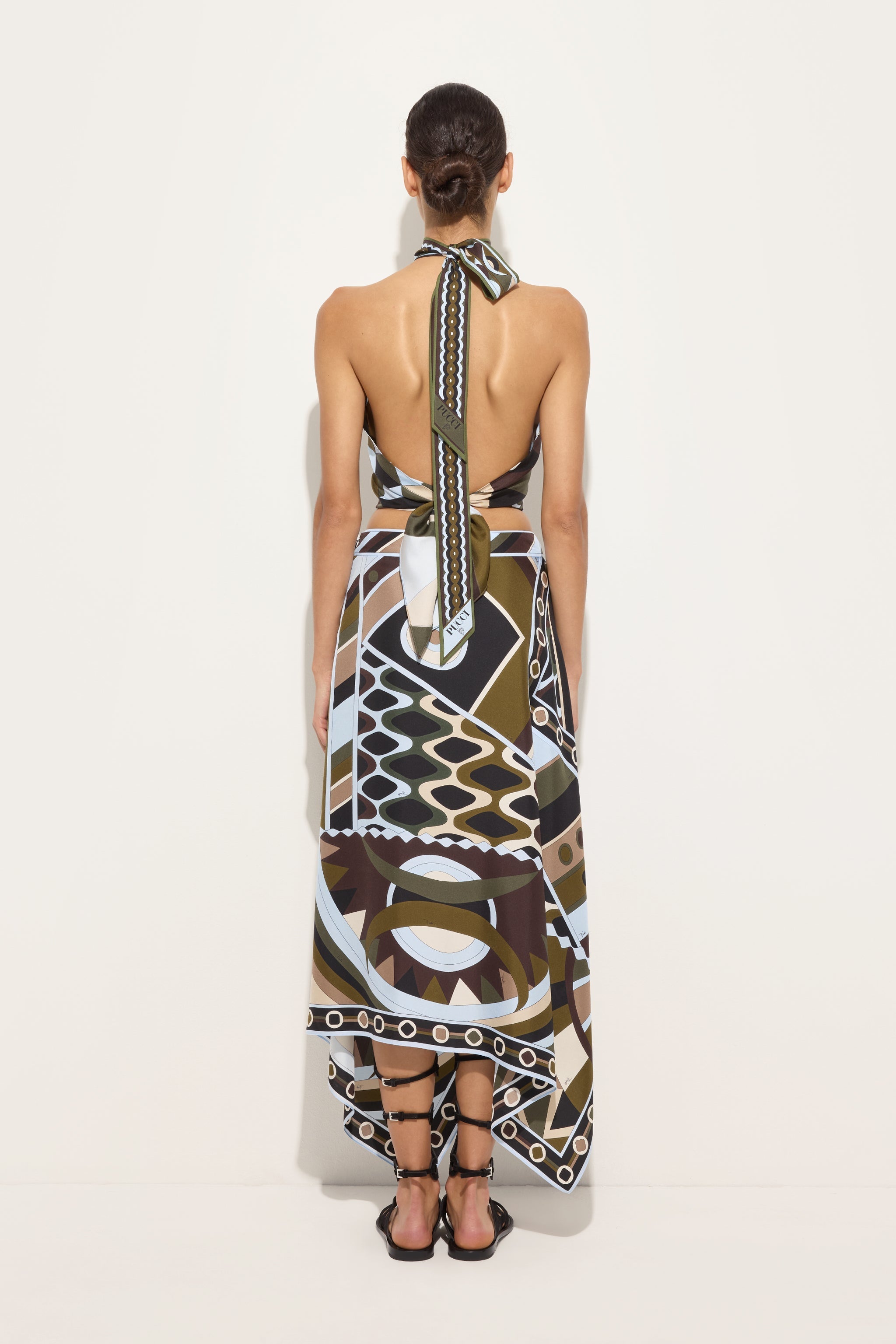 Occhi Print Halter Top
 WOMAN Pucci
