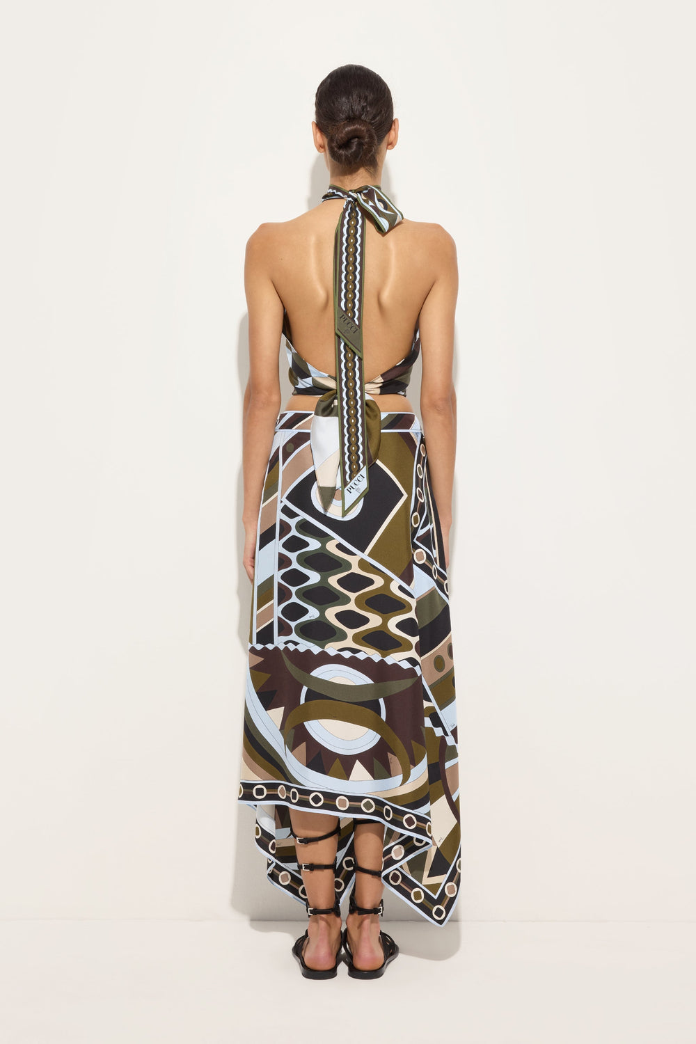 Occhi Print Halter Top
 WOMAN Pucci