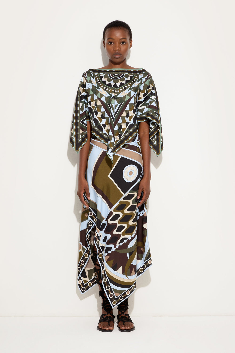 Manuba Print Kaftan top
 WOMAN Pucci