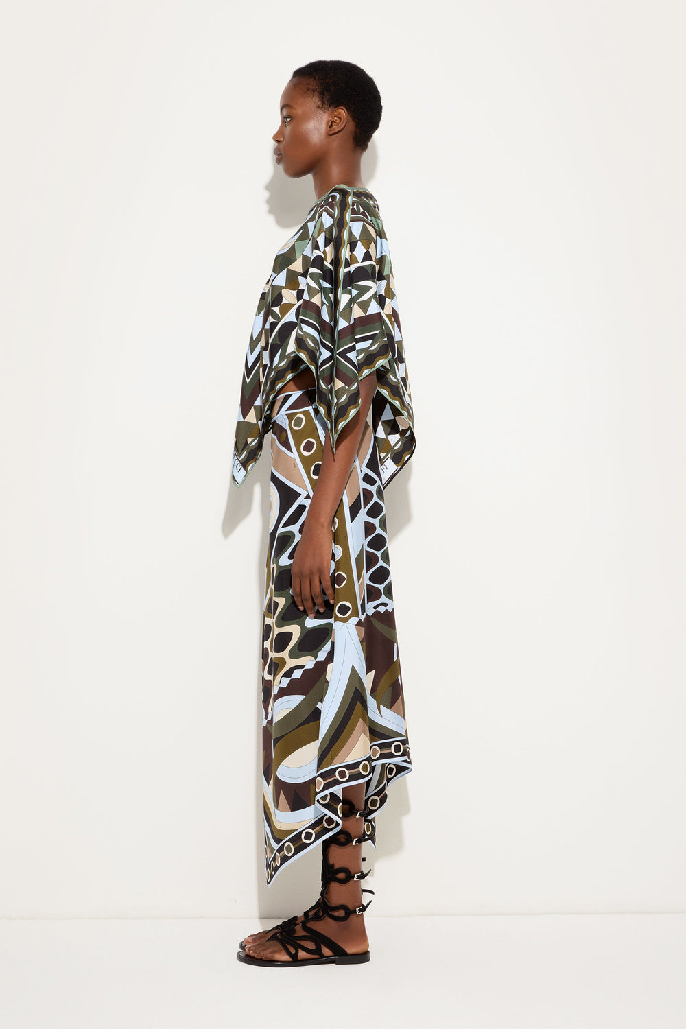 Manuba Print Kaftan top
 WOMAN Pucci