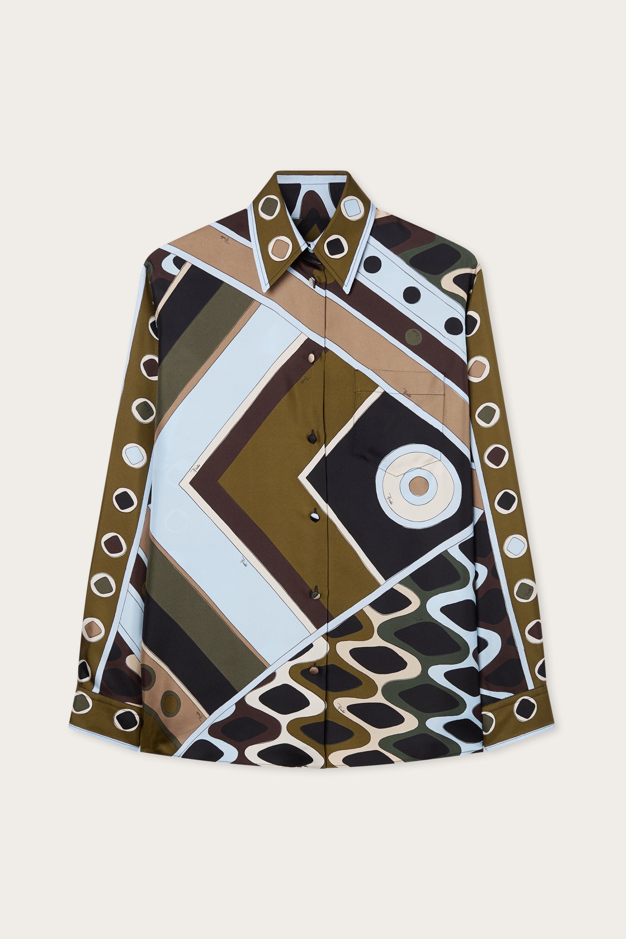Vivara Print Silk Shirt
 WOMAN Pucci