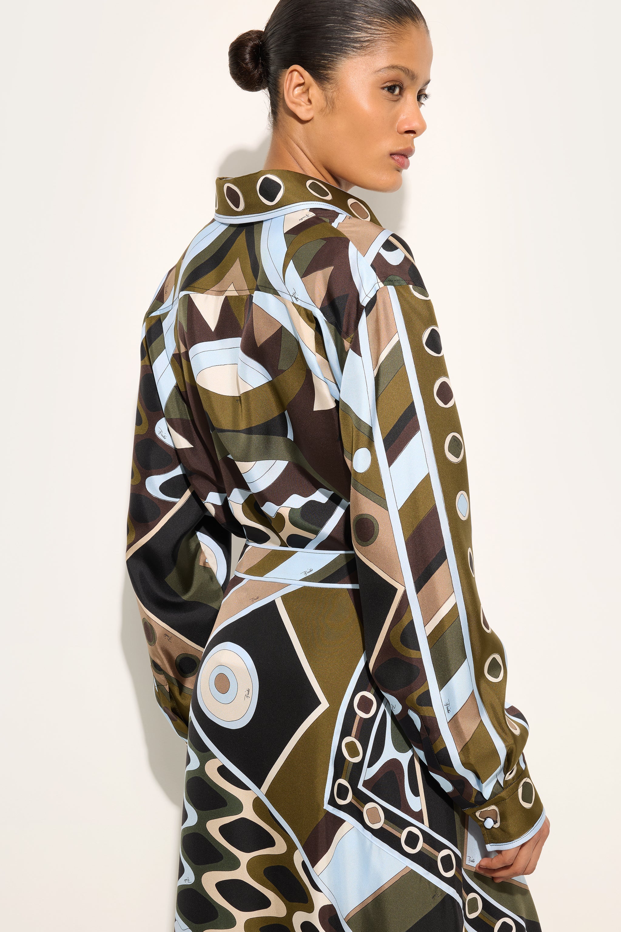 Vivara Print Silk Shirt
 WOMAN Pucci