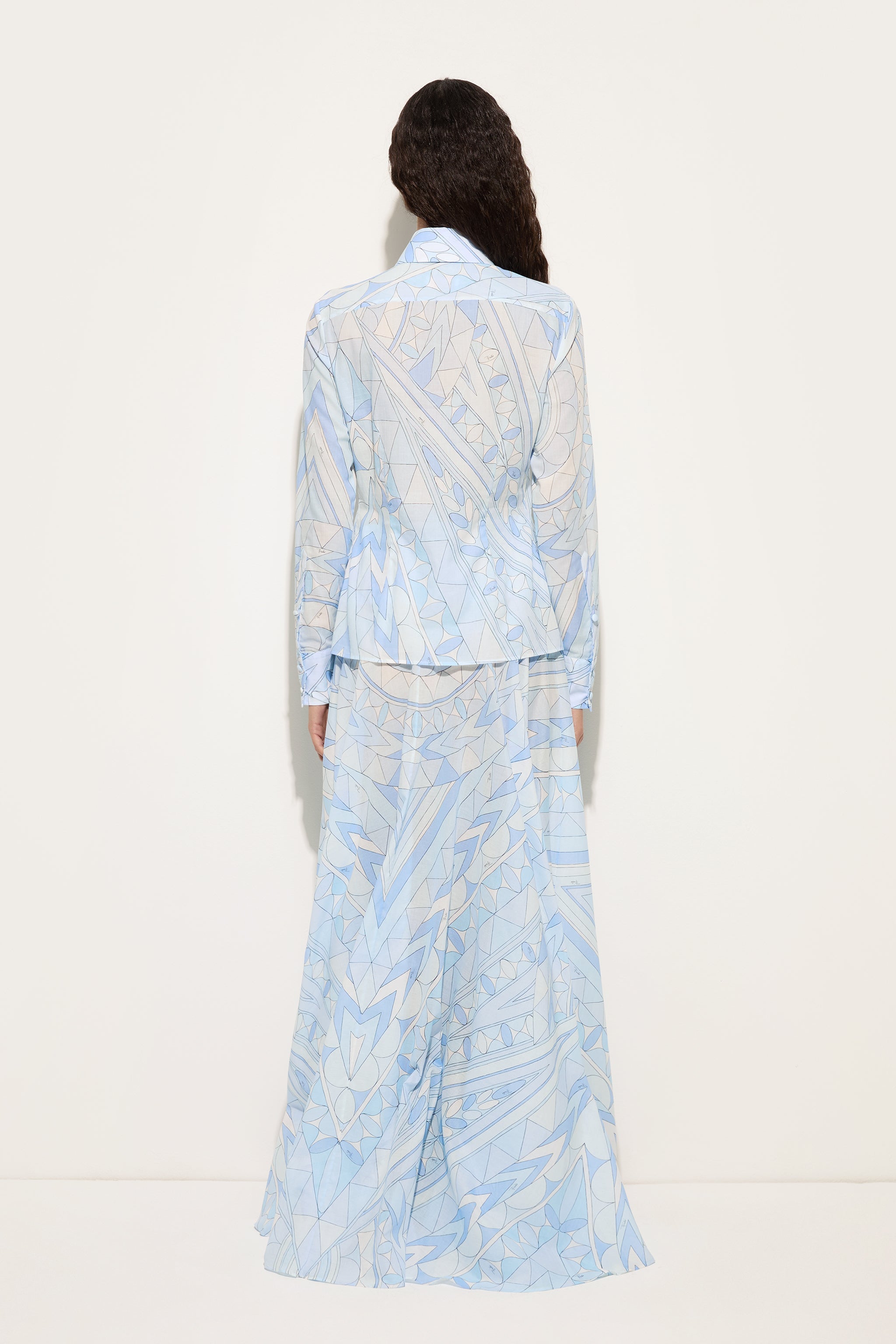Manuba Print Cotton Shirt
 WOMAN Pucci