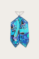 Orchidee Print Chain Top
 WOMAN Pucci
