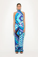 Vivara Print Foulard Top
 WOMAN Pucci