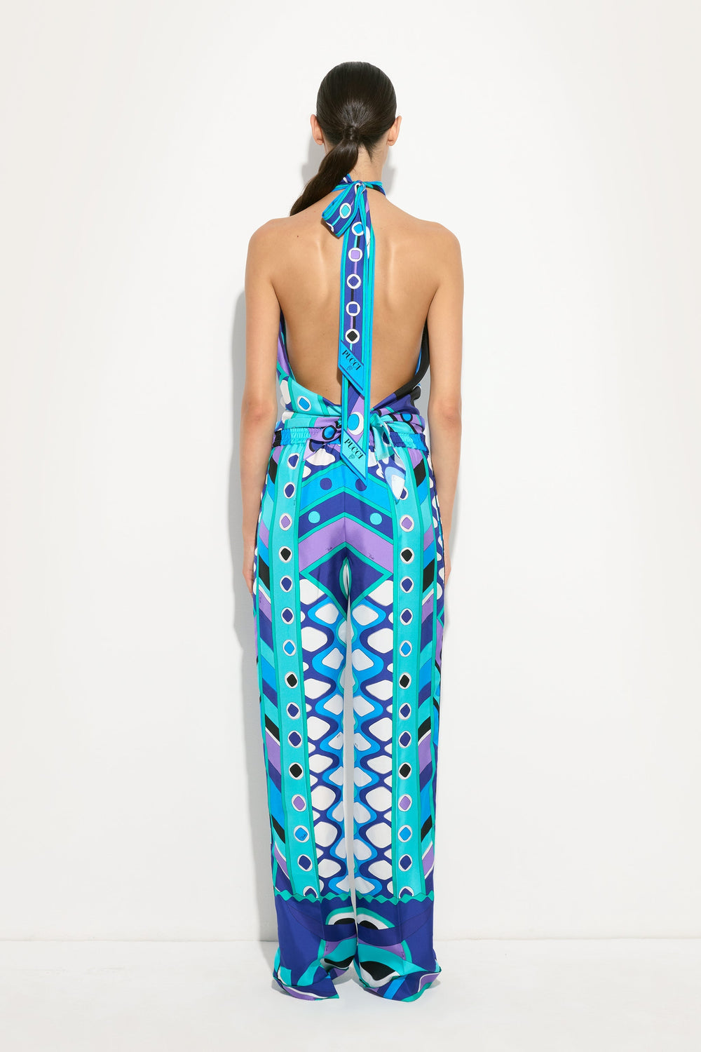 Vivara Print Foulard Top
 WOMAN Pucci