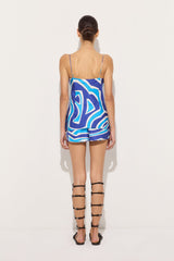 Labirinto Print Silk Top
 WOMAN Pucci