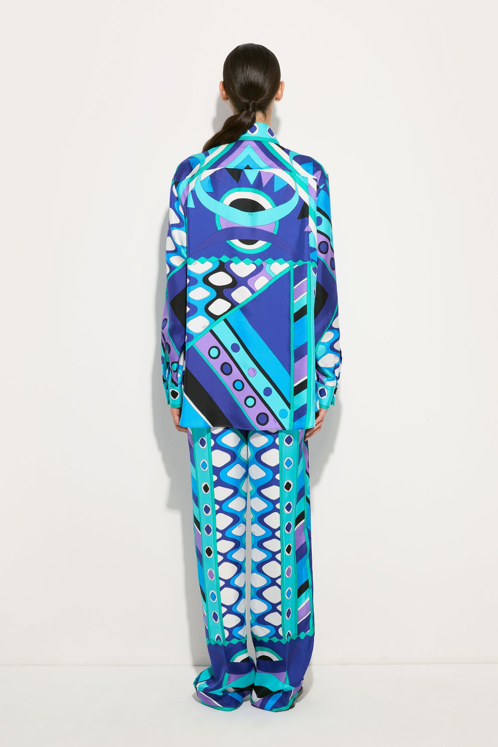 Vivara Print Silk Shirt
 WOMAN Pucci