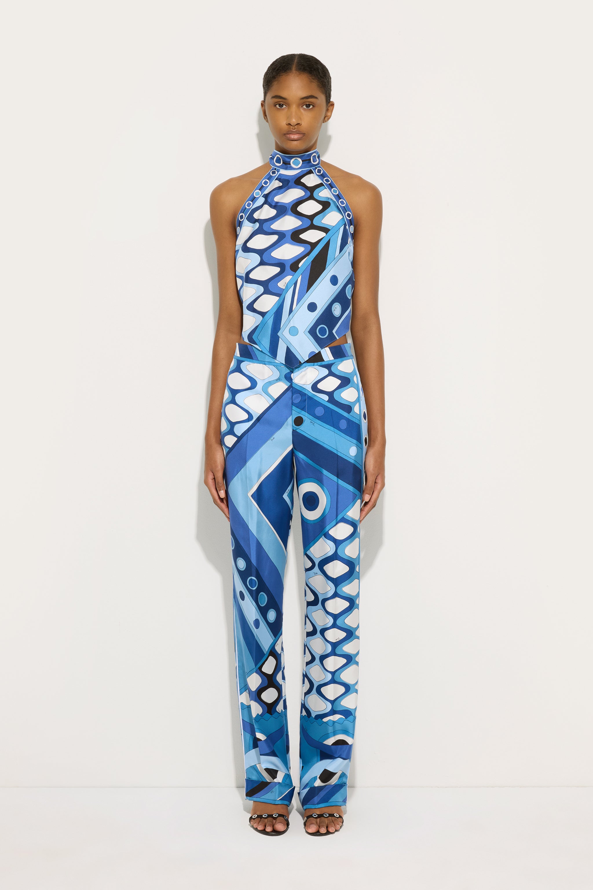 Vivara Print Sleeveless Top
 WOMAN Pucci