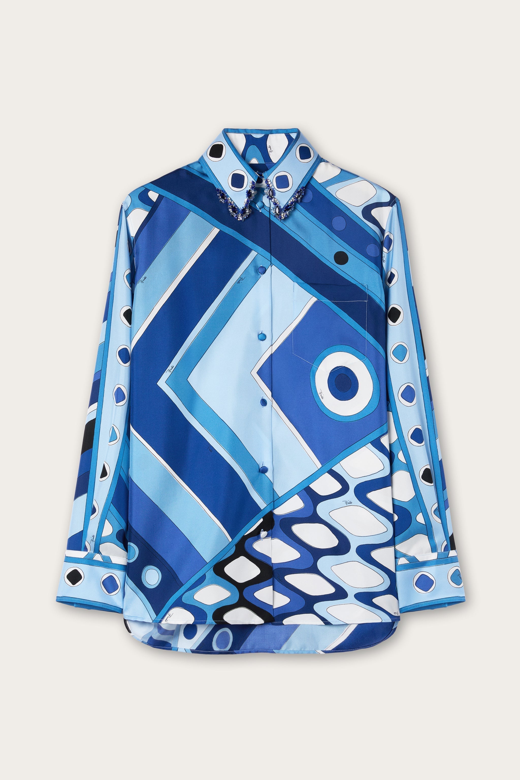 Vivara Print Shirt with Embroidery
 WOMAN Pucci