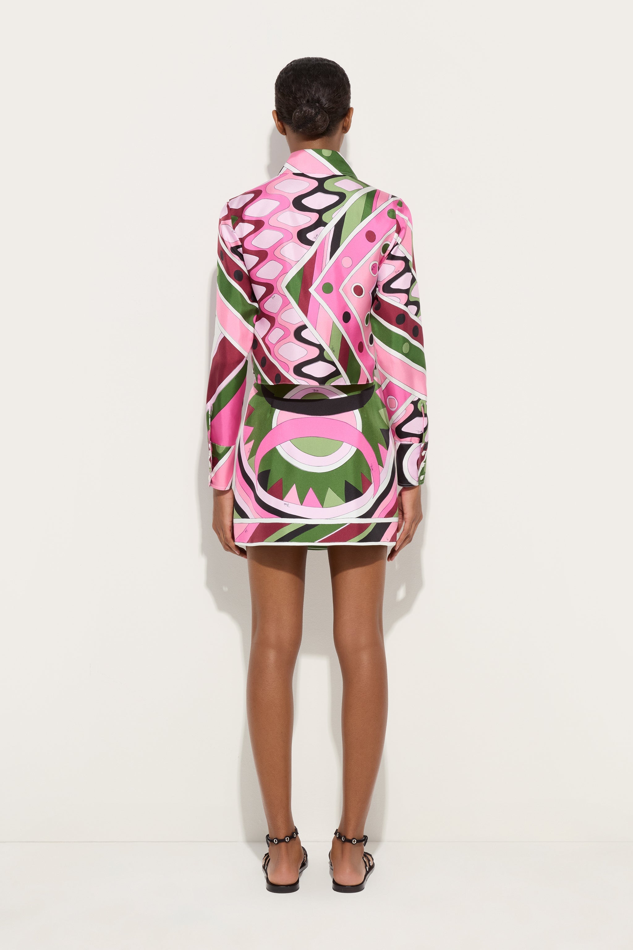 Vivara Print Cropped Shirt
 WOMAN Pucci