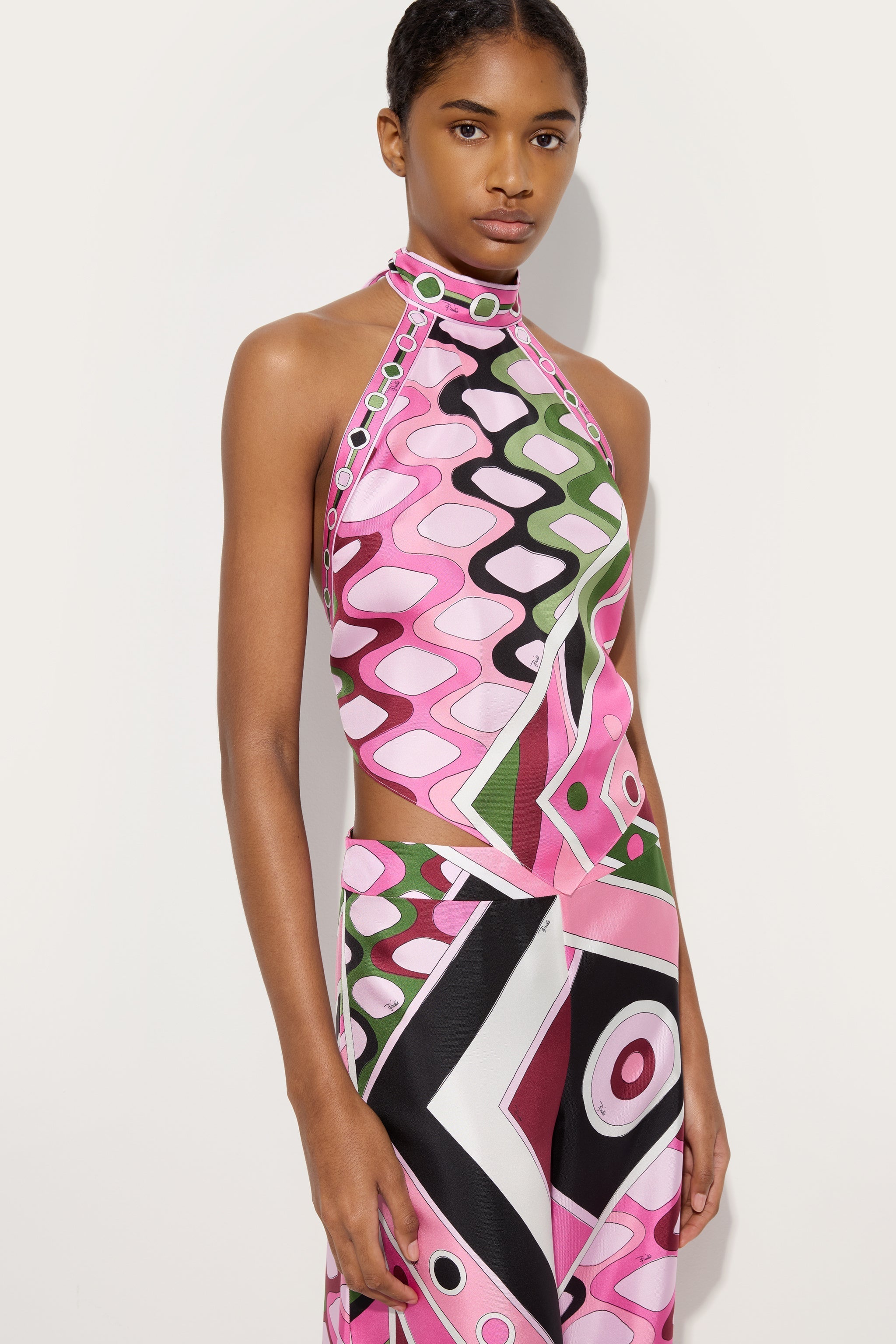 Vivara Print Sleeveless Top
 WOMAN Pucci
