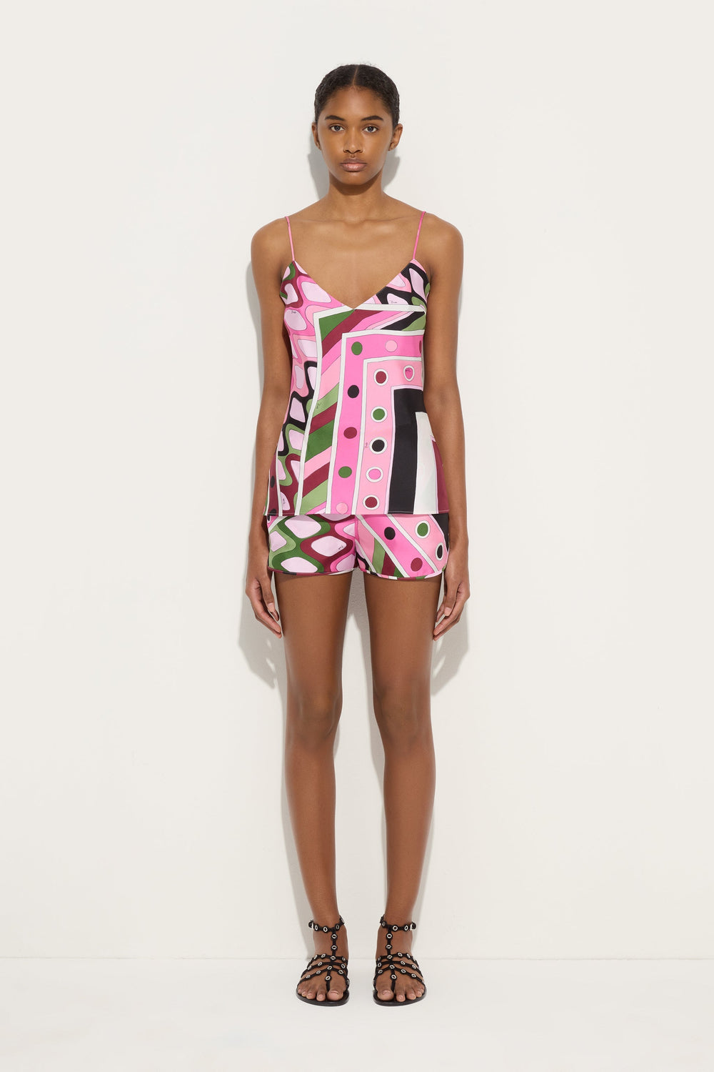 Vivara Print Silk Top
 WOMAN Pucci