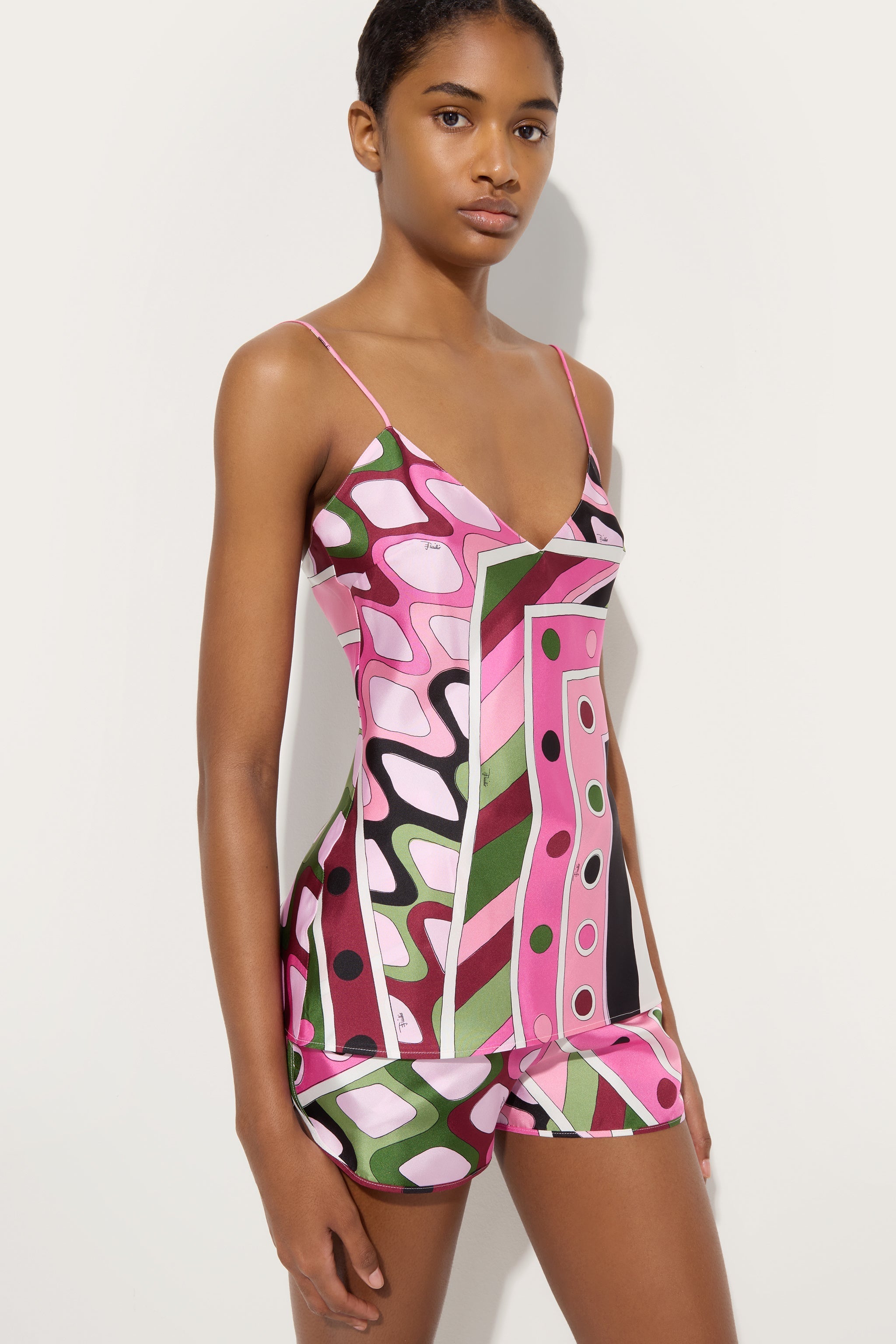 Vivara Print Silk Top
 WOMAN Pucci