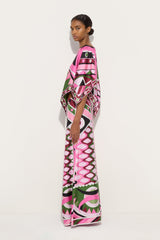 Vivara Print Cape Blouse
 WOMAN Pucci
