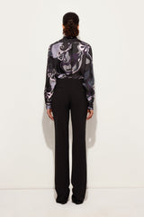 Orchidee Print Silk Twill Shirt
 WOMAN Pucci