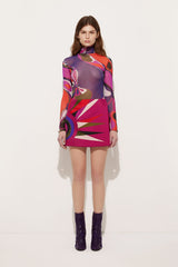 Orchidee Print Tulle Top
 WOMAN Pucci