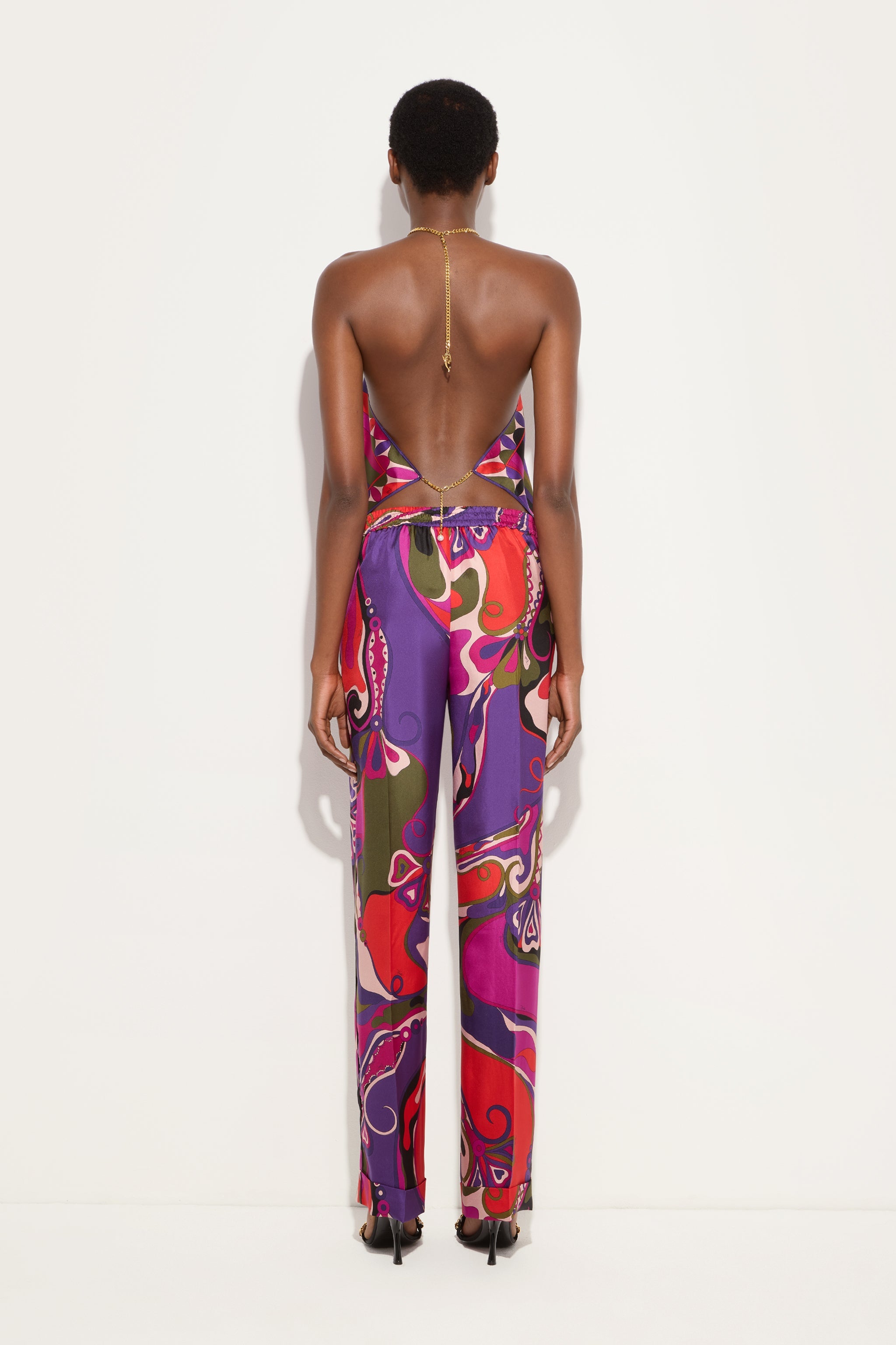 Iride Print Chain Top
 WOMAN Pucci