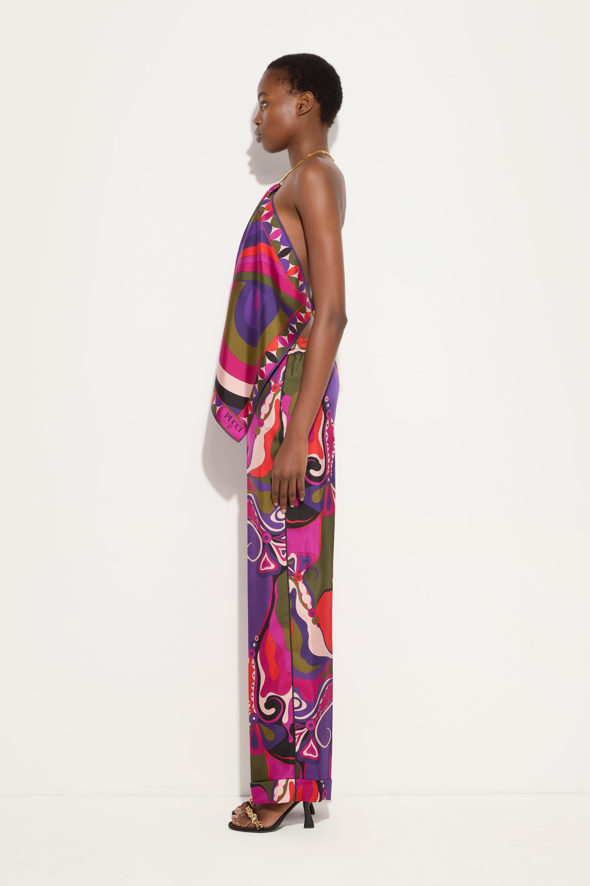 Iride Print Chain Top
 WOMAN Pucci