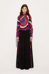 Iride Print Silk Twill Shirt
 WOMAN Pucci