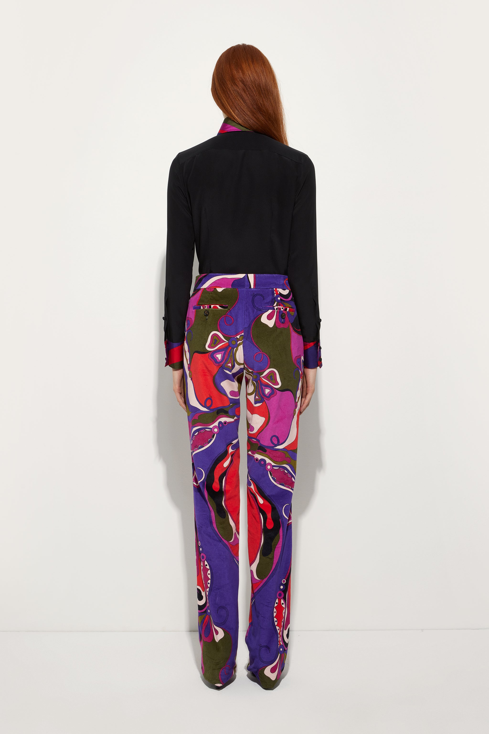 Crêpe de Chine Shirt with Printed Details
 WOMAN Pucci