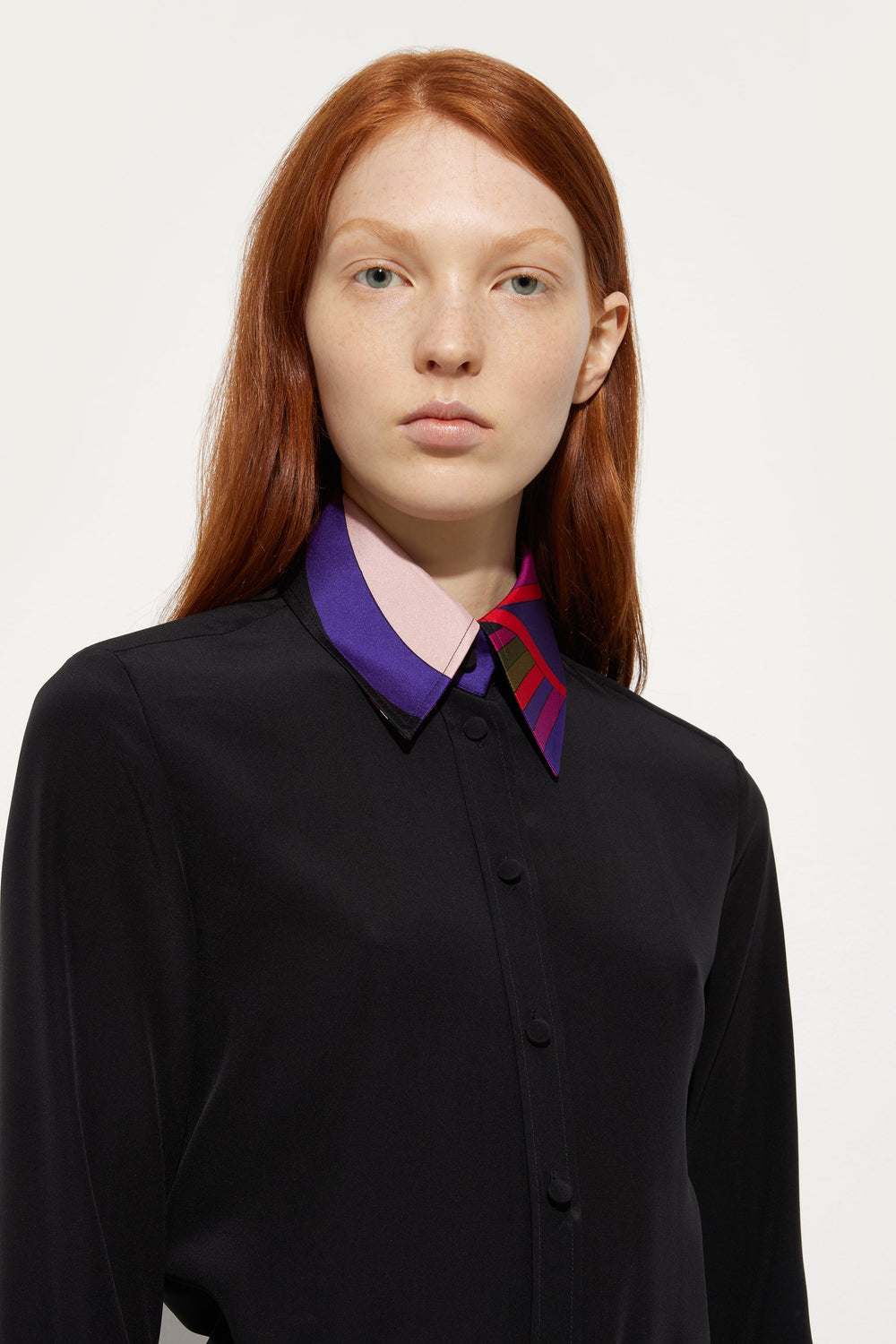 Crêpe de Chine Shirt with Printed Details
 WOMAN Pucci