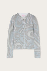 Marmo Jersey Lamé Cardigan
 WOMAN Pucci