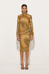Iride Print Lamé Jersey Top
 WOMAN Pucci