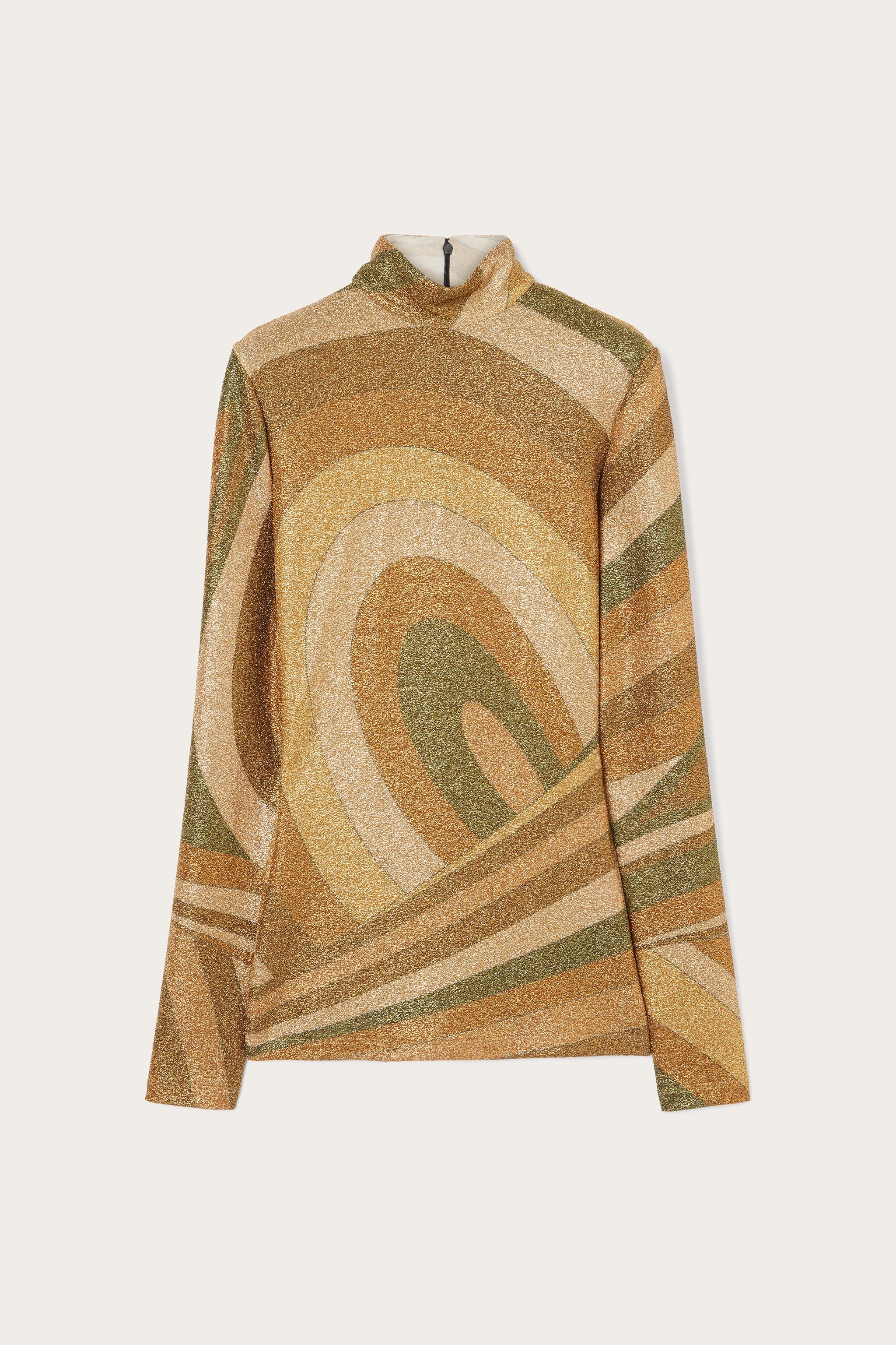 Iride Print Lamé Jersey Top
 WOMAN Pucci