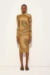 Iride Print Lamé Jersey Top
 WOMAN Pucci