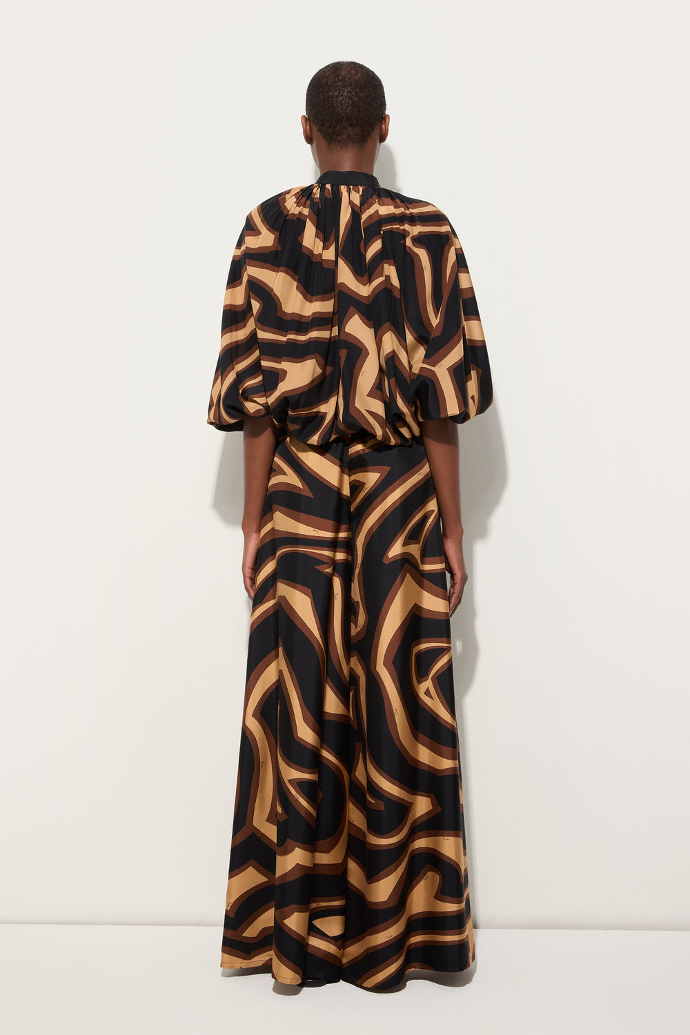 Labirinto Print Voluminous Blouse
 WOMAN Pucci
