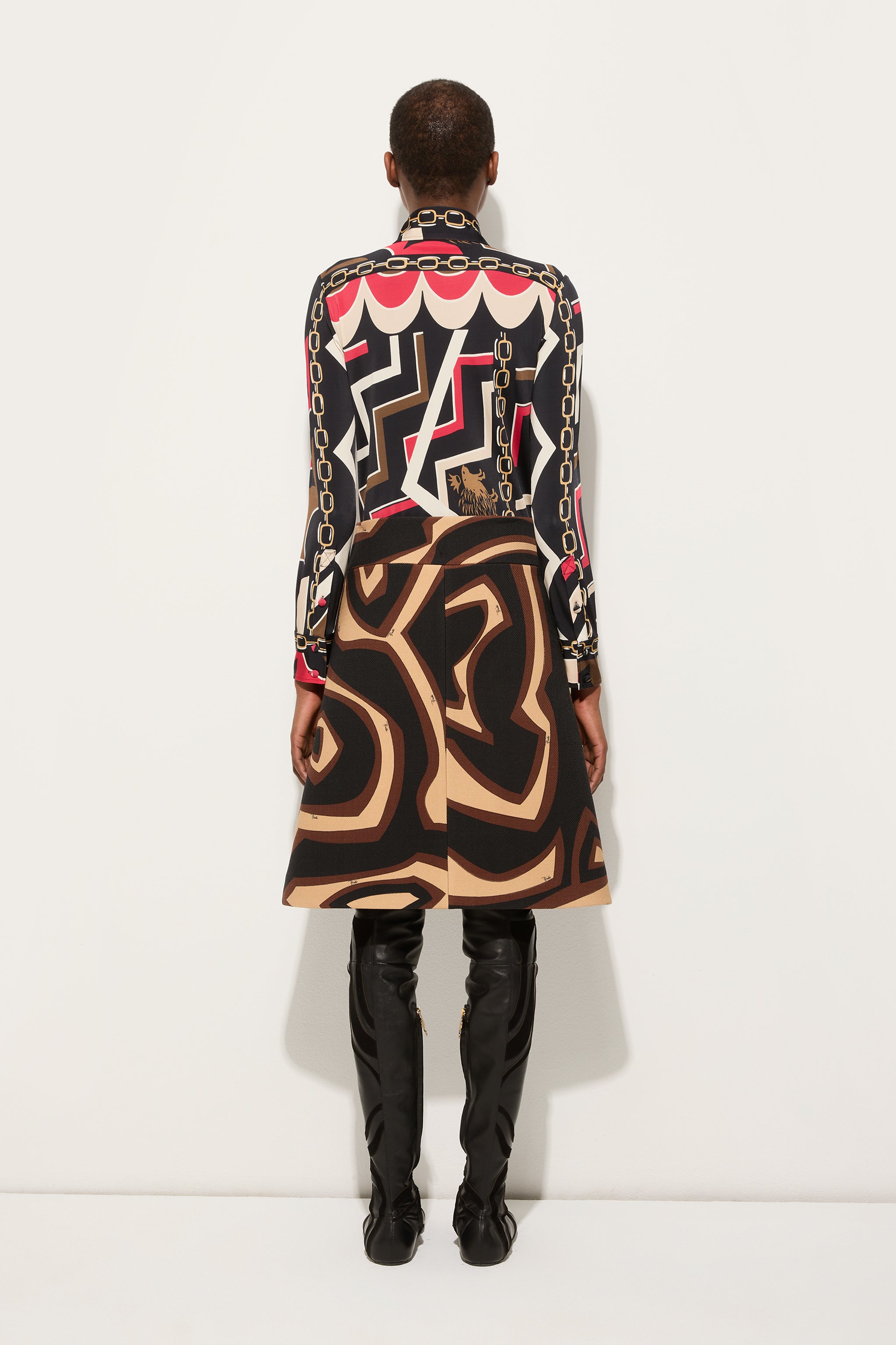 Istrice Print Jersey Shirt
 WOMAN Pucci