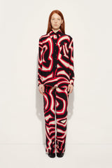 Labirinto Print Silk Twill Shirt
 WOMAN Pucci