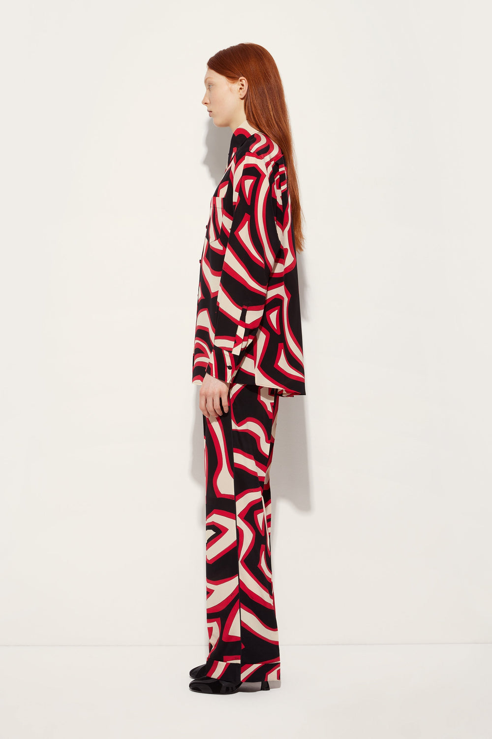 Labirinto Print Silk Twill Shirt
 WOMAN Pucci