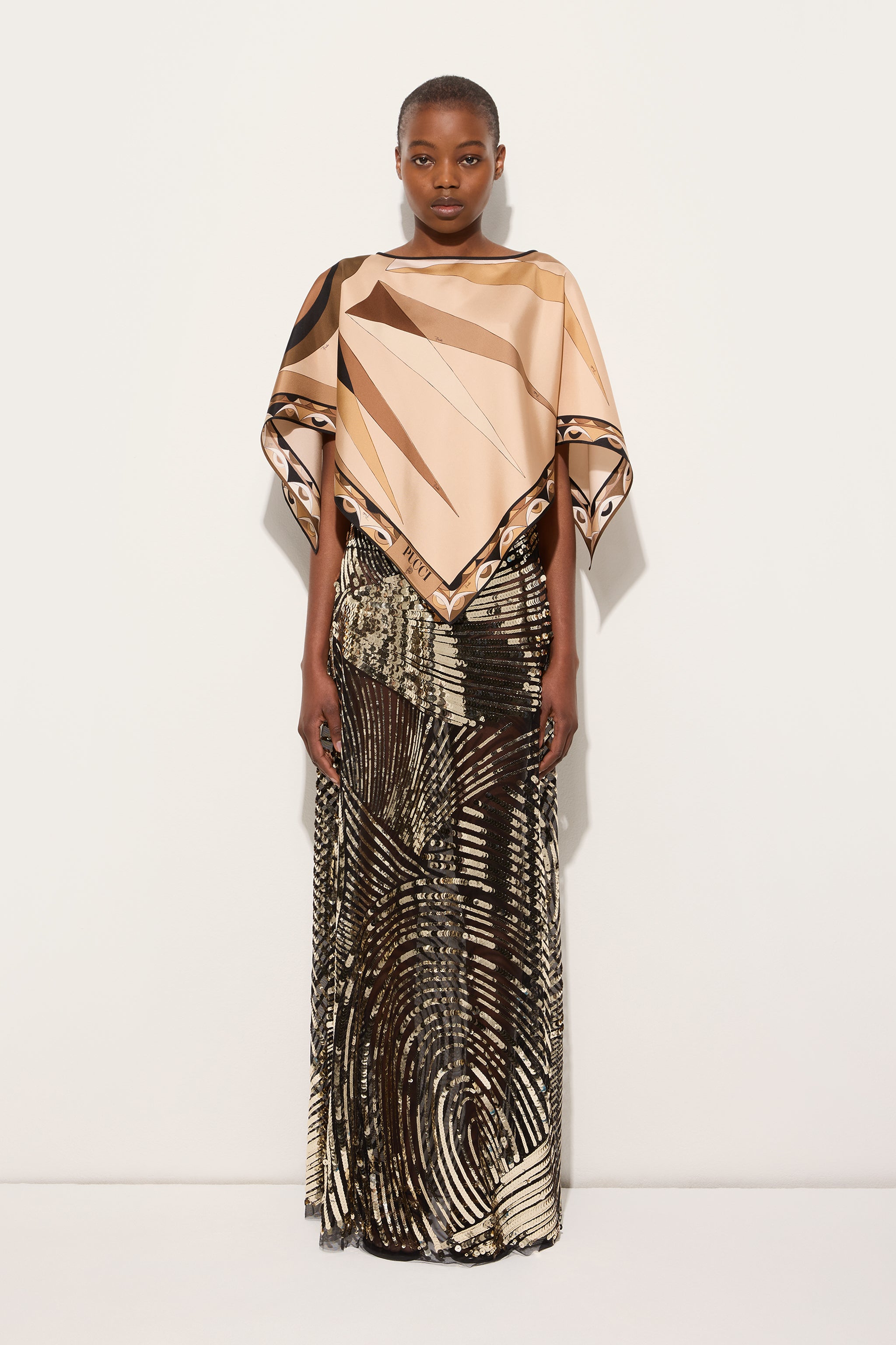 Hawaii Print Kaftan Top
 WOMAN Pucci