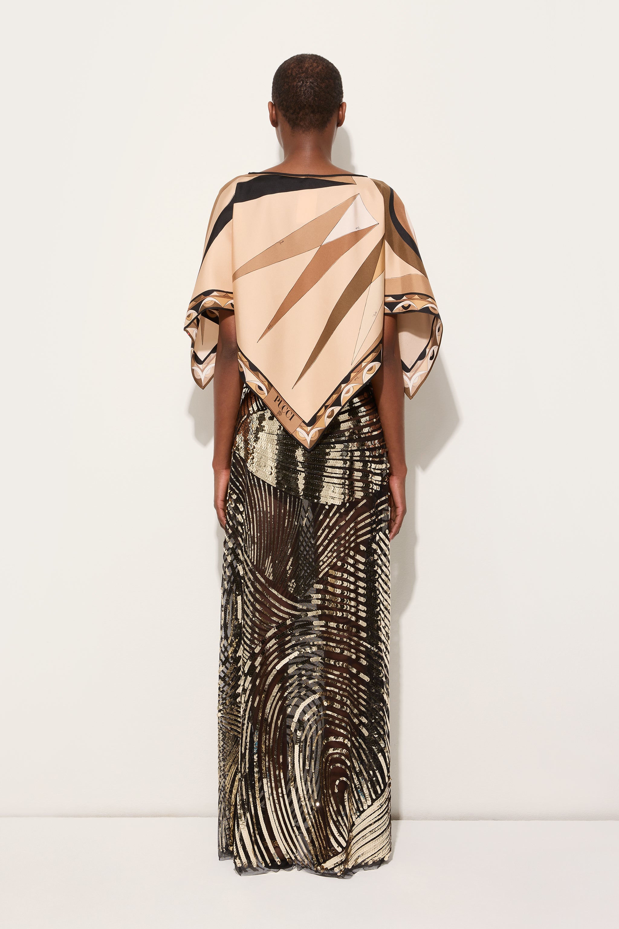 Hawaii Print Kaftan Top
 WOMAN Pucci