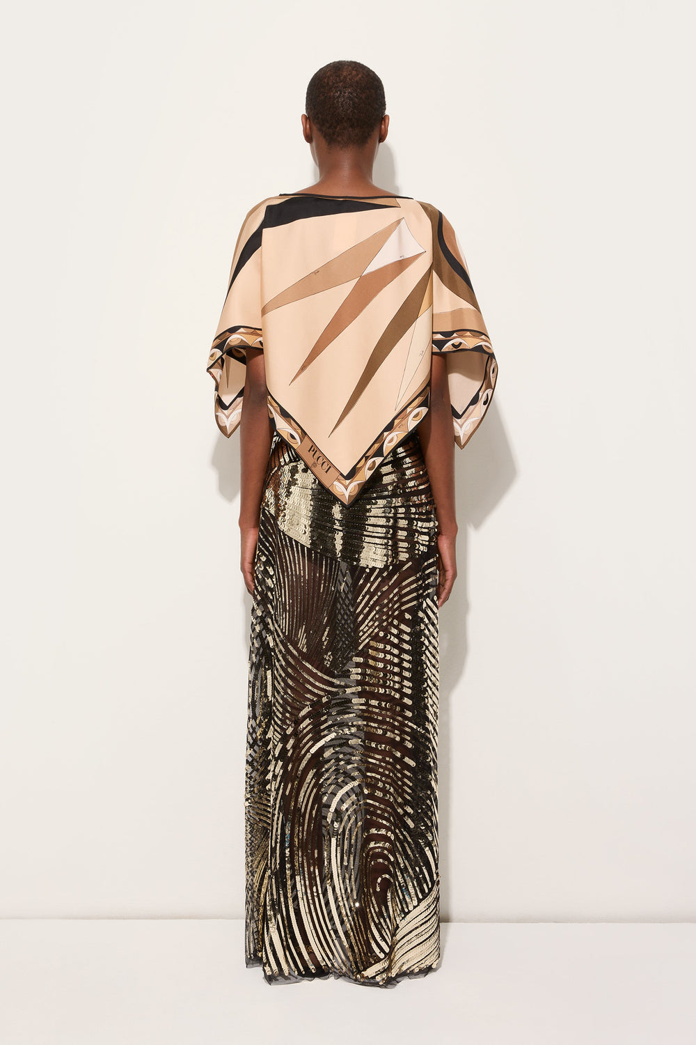 Hawaii Print Kaftan Top
 WOMAN Pucci